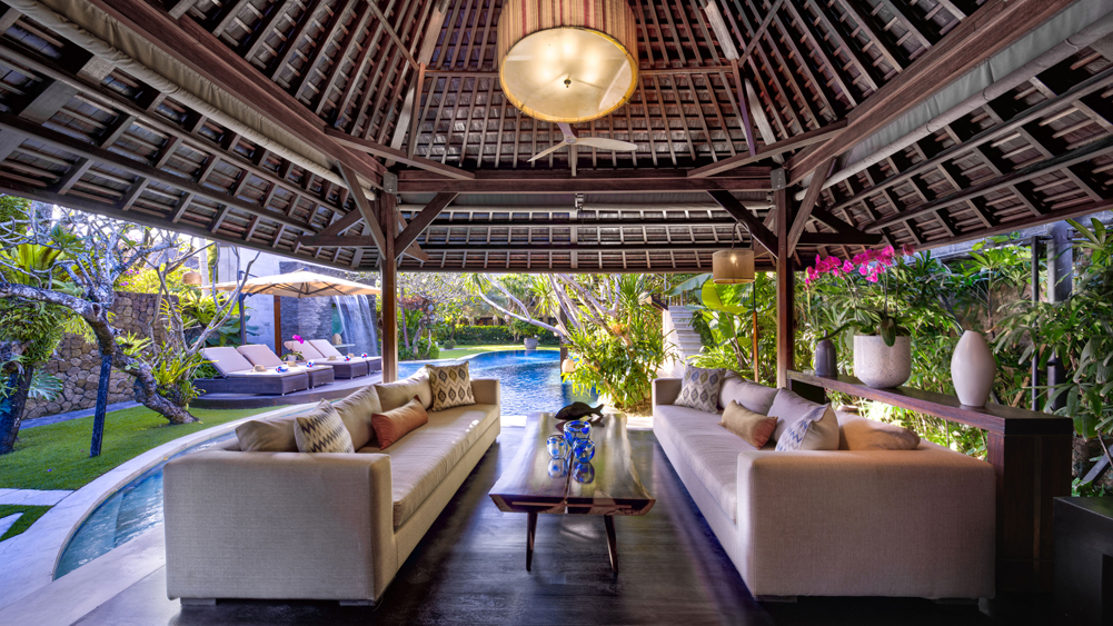 Elite Havens - Villa Asta - Bali Indonesia - Outdoor living area by the pool